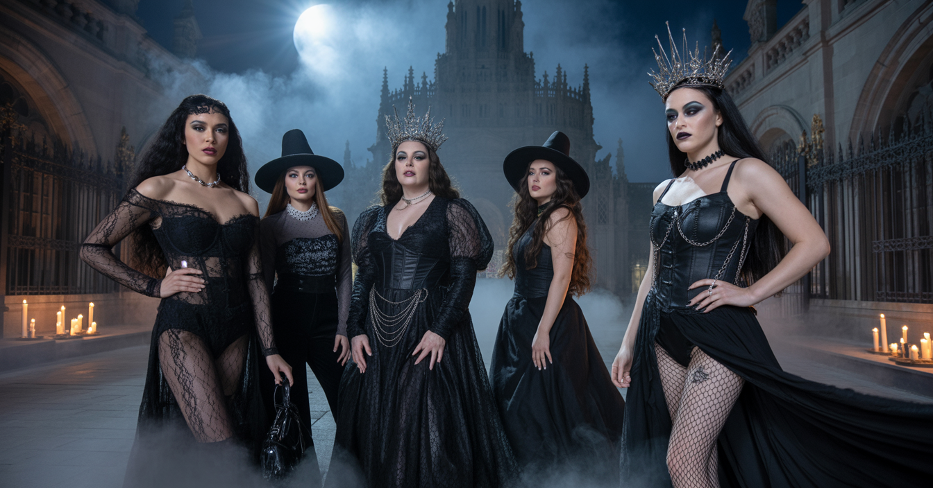 20 Hauntingly Hot Curvy Goth Outfits That’ll Turn Heads