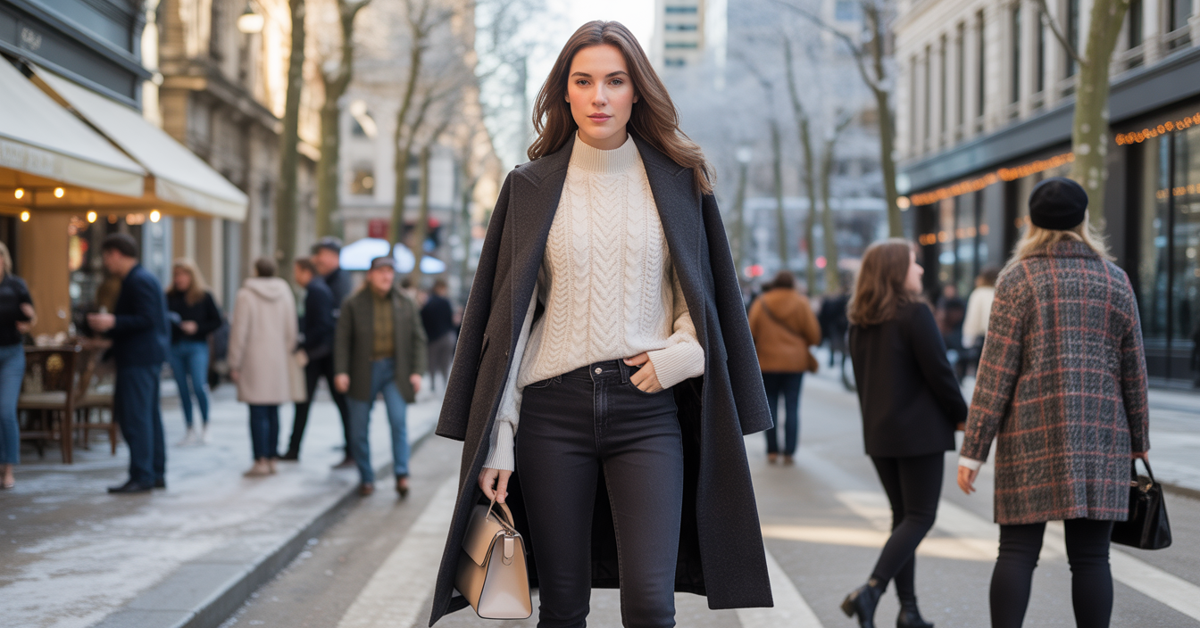 20 Chic Black Jeans Winter Outfits That’ll Make You Ditch Your Colored Denim for Good