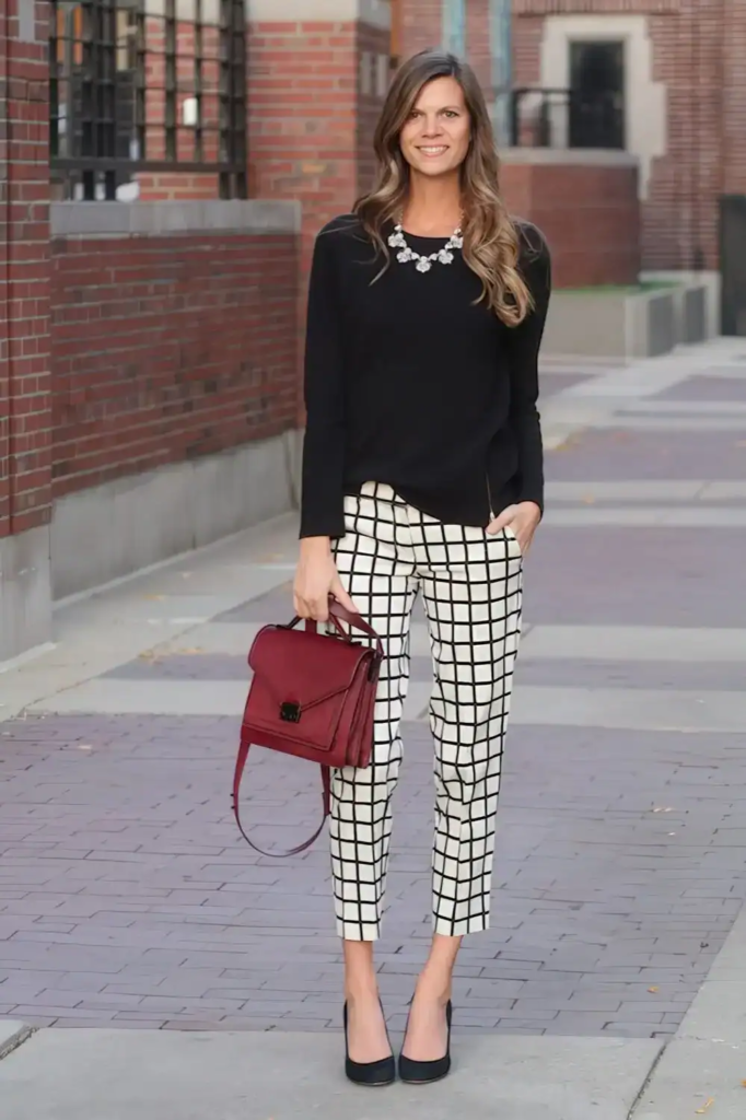 Monochrome Chic with a Pop