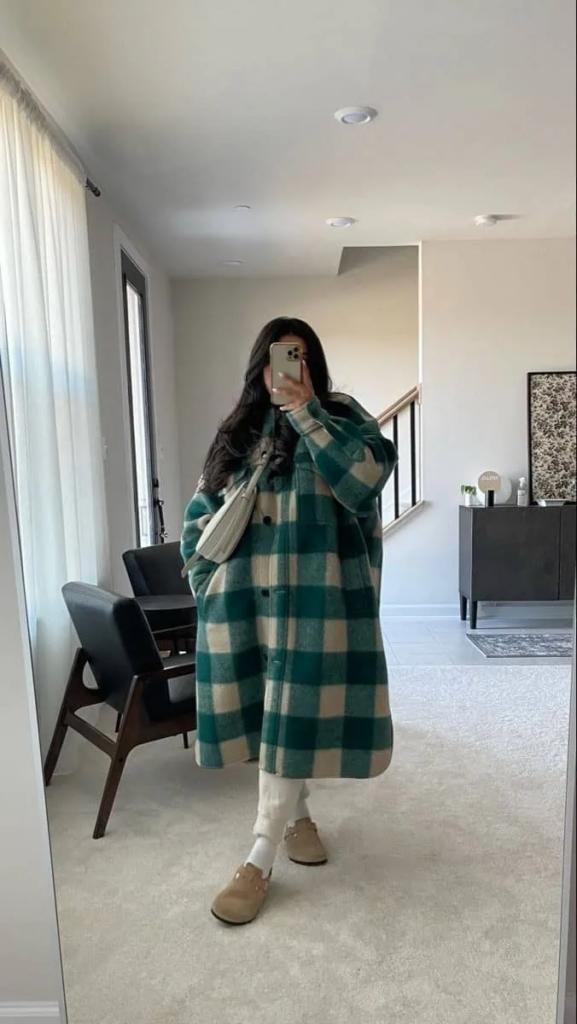 Cozy Plaid Coat for Effortless Style