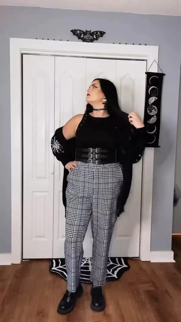 Plaid and Corset Chic