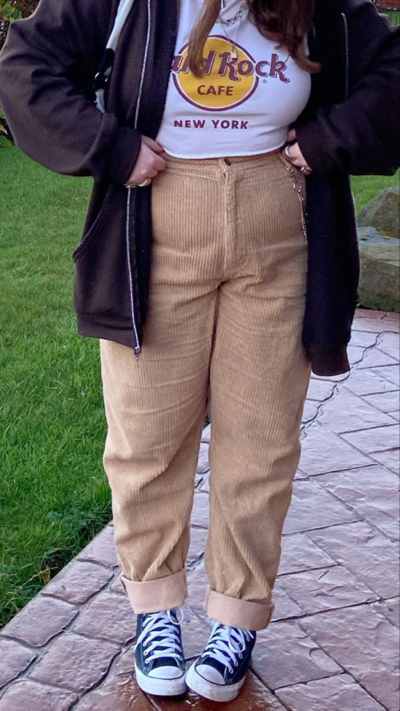 Graphic Tee and Oversized Jacket Combo