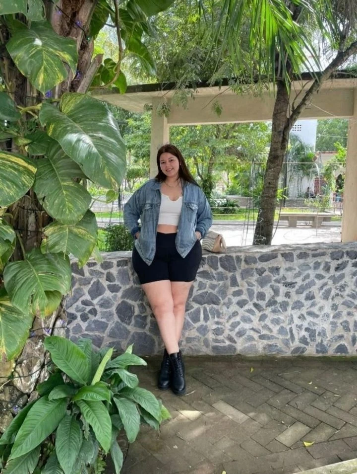 Denim Shirt with Cropped and Shorts