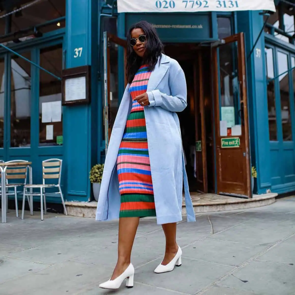 Vibrant Stripes Meet Pastel Elegance