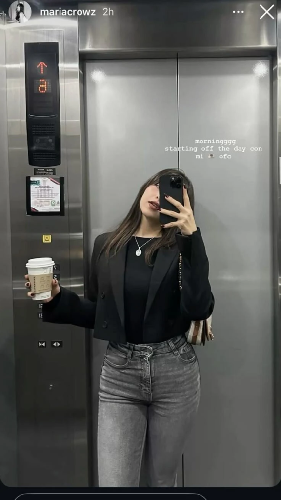 Effortless Black Blazer with Denim