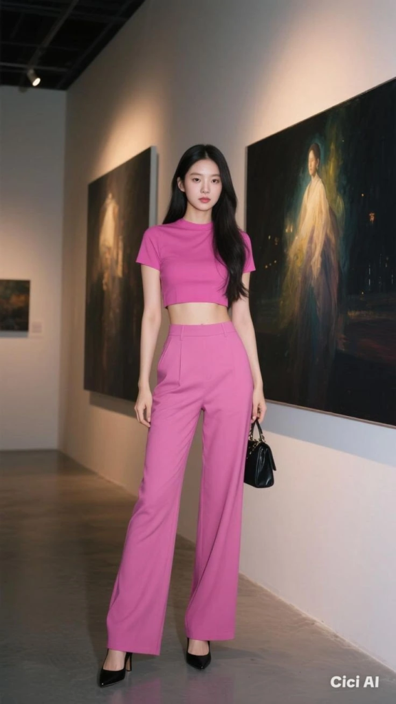 Chic Magenta Two-Piece Gallery Moment
