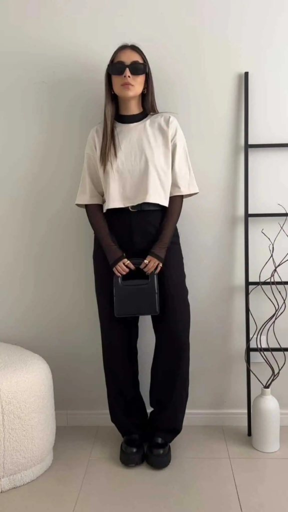 Minimalist Monochrome with Elevated Accessories