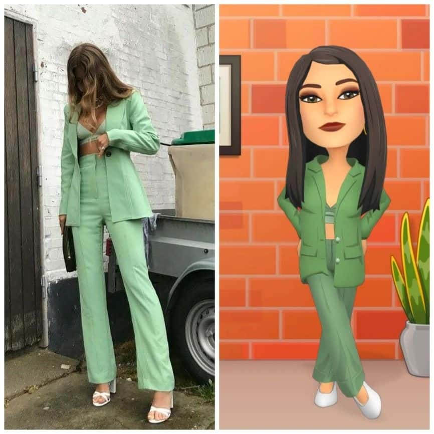Mint Green Power Suit Perfection