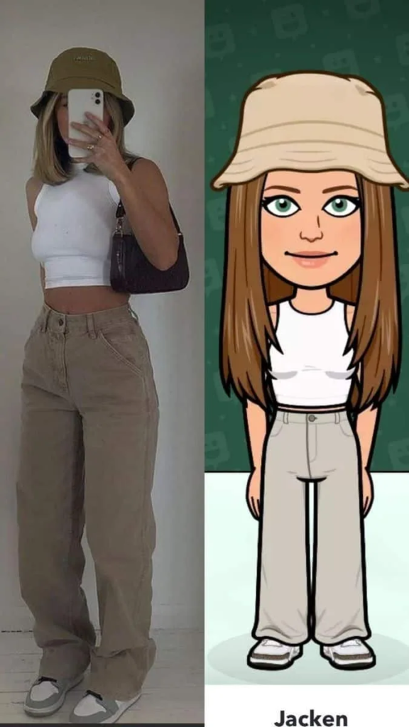Bucket Hat and Wide-Leg Pants