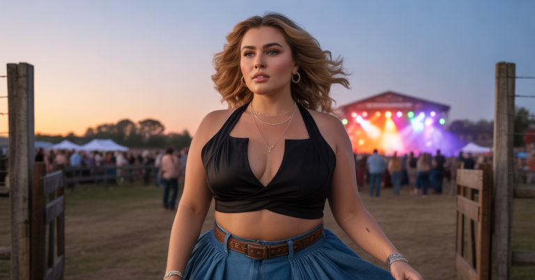 20 Stunning Country Concert Outfits for Plus Size Women That’ll Have You Stage-Ready
