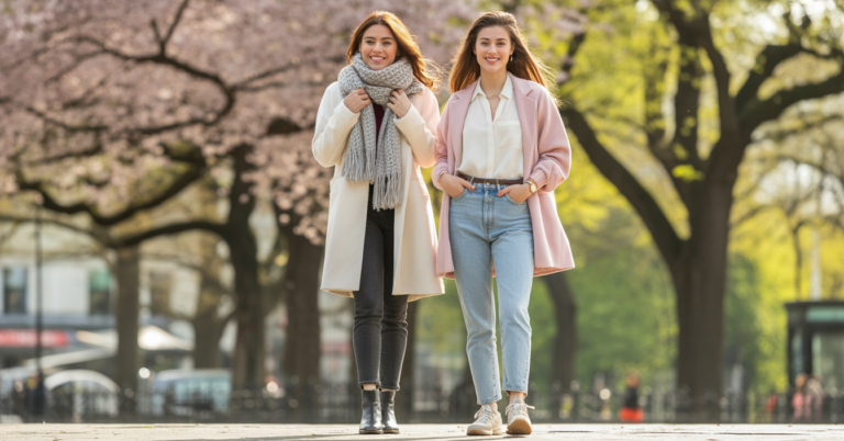 Winter to Spring Transition Outfits