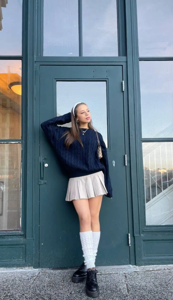 Preppy Chic Meets Modern Edge