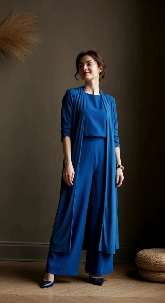 Cobalt Blue Jumpsuit Dress