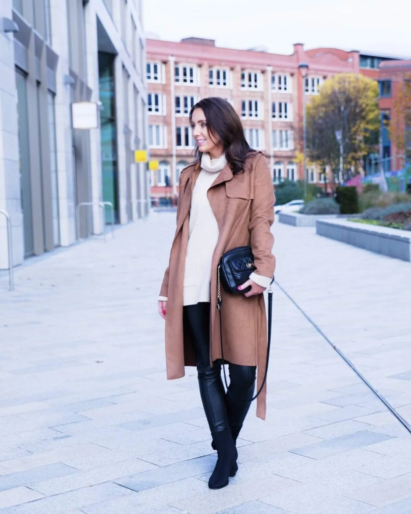 Camel Trench Coat Urban Chic