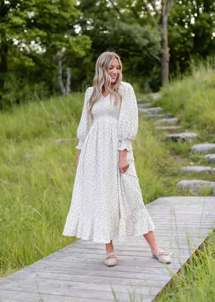 Ethereal Floral Maxi Dress