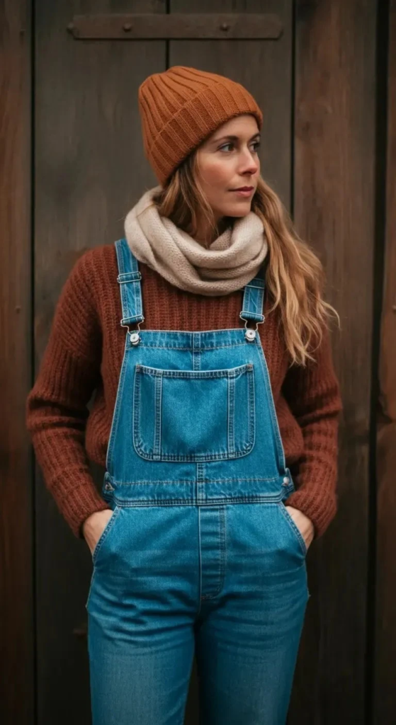 Denim Overalls