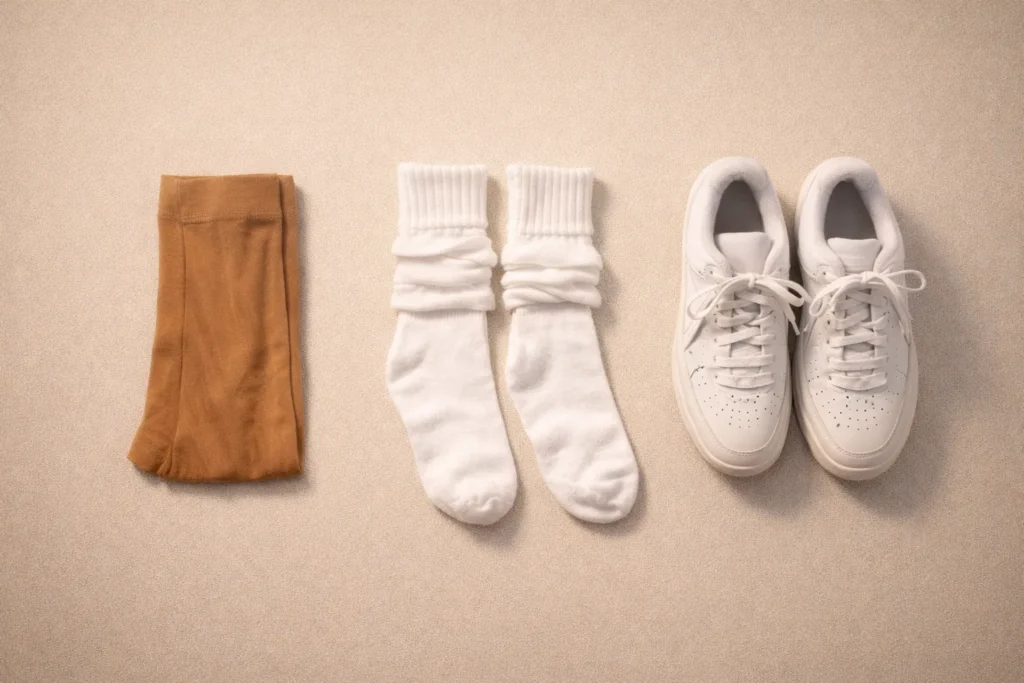 Hosiery, Socks, and Shoes