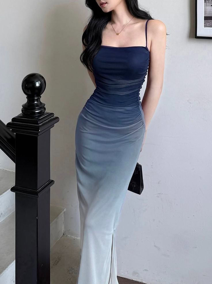 Elegant Ombre Gown for Sophisticated Birthdays