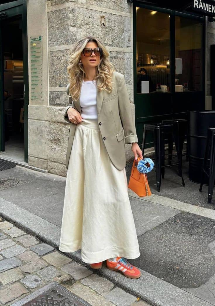 Monochrome Elegance with a Pop