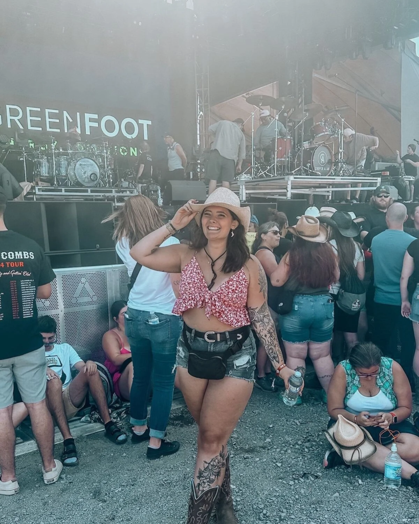 Floral Crop Top and Black Shorts Ensemble