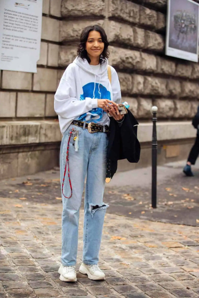 Oversized Hoodie and Baggy Jeans Combo