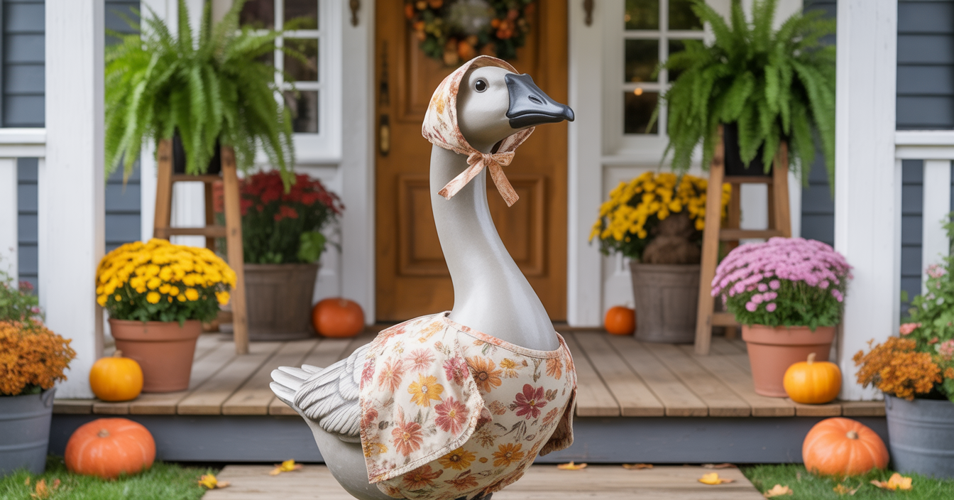 Dress Your Goose in Style: Creative Porch Goose Outfits Idea for Every Season
