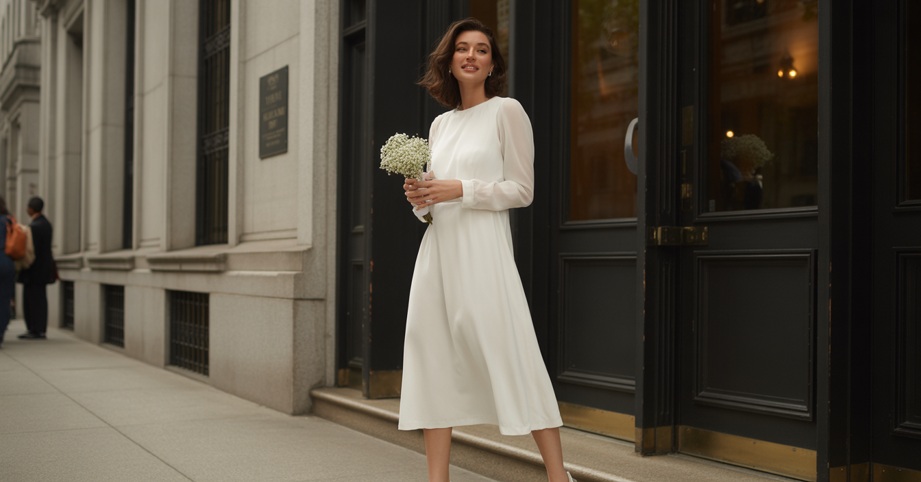 The Guide to Finding Your Perfect Courthouse Wedding Dress
