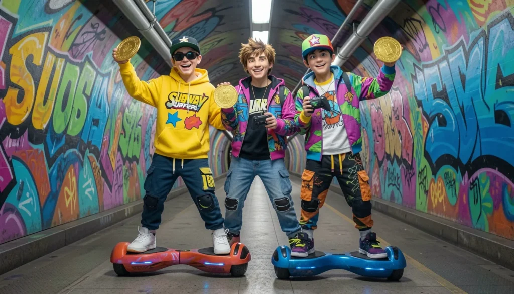 Group Costume Ideas for Subway Surfers Fans