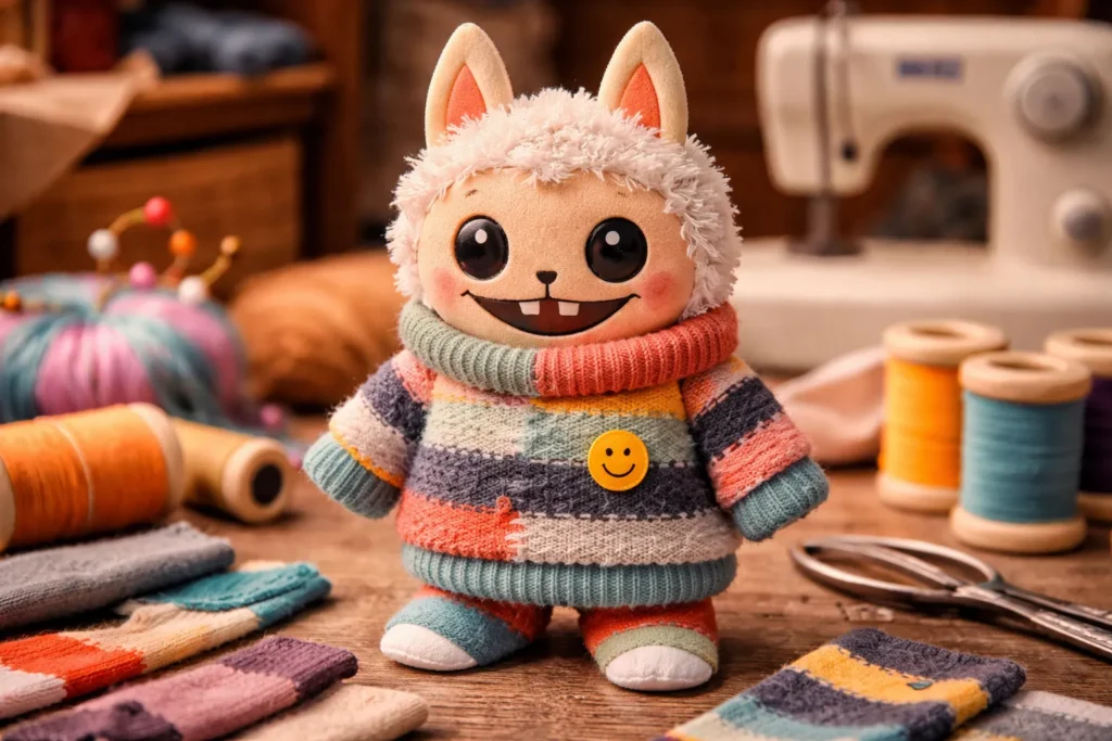 Upcycling Socks into Beanies and Sweaters