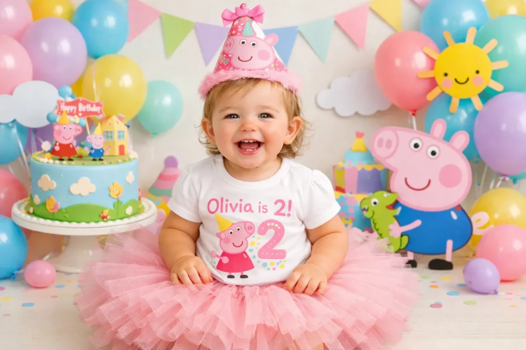 Peppa Pig Birthday Outfit