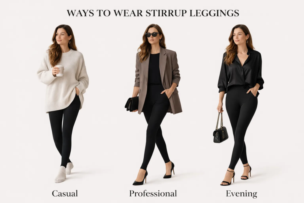 How to Style Stirrup Leggings
