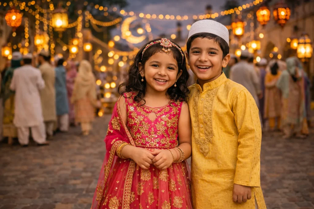 Adorable Eid Outfits for Children