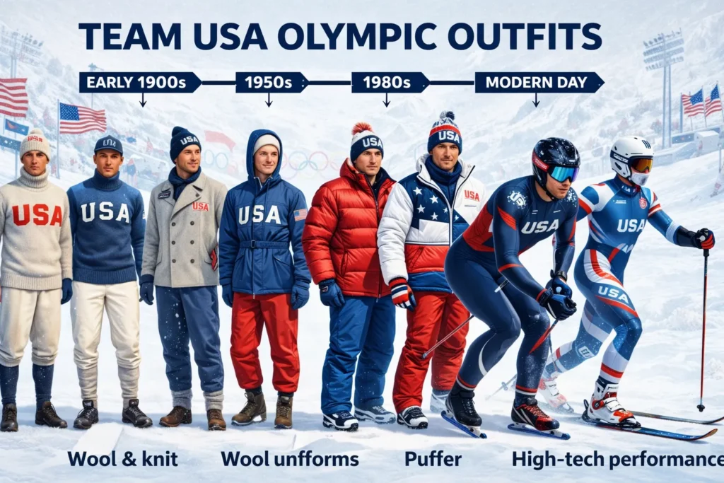 The Evolution of Team USA Olympic Outfits