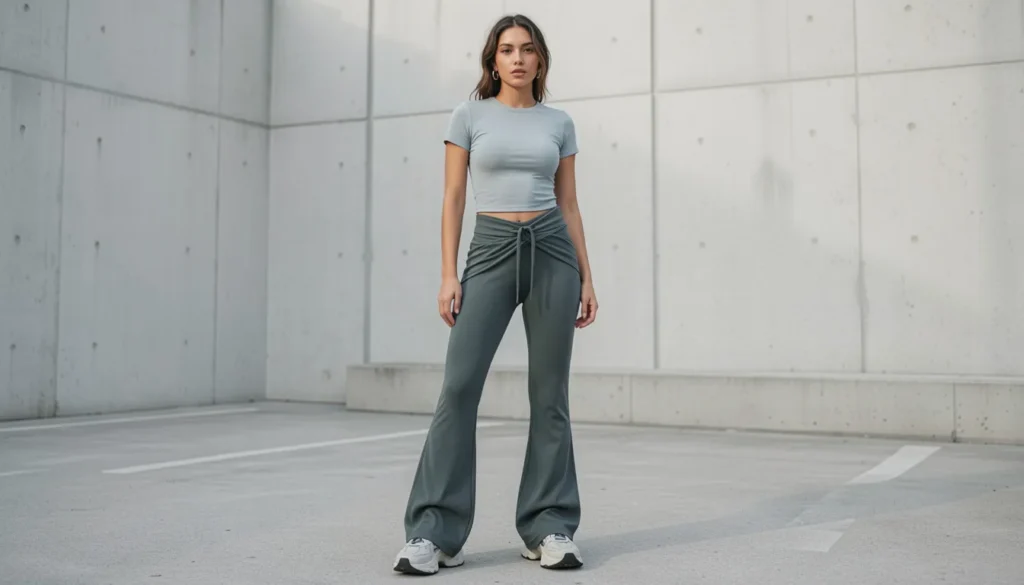 Yoga Pants and Fold-Over Waistbands