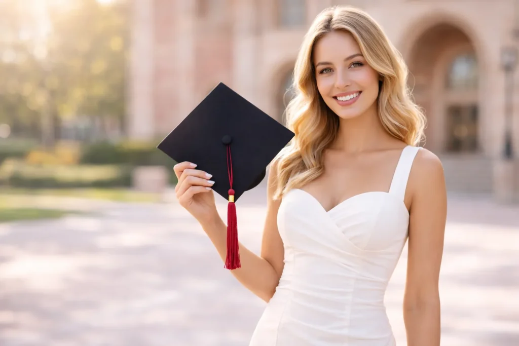 Perfect White Graduation Dress