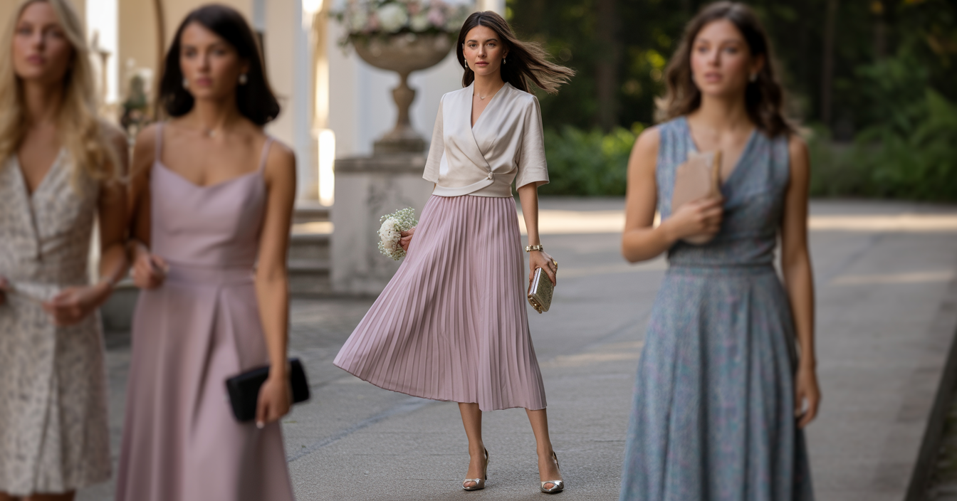 The Guide to Styling a Wedding Guest Skirt Outfit