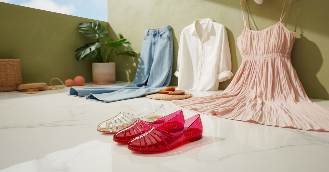 How to Style a Jelly Flats Outfit: Latest Trend Guide