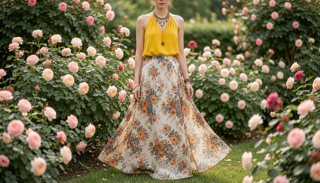 Boho Chic with Maxi Skirts