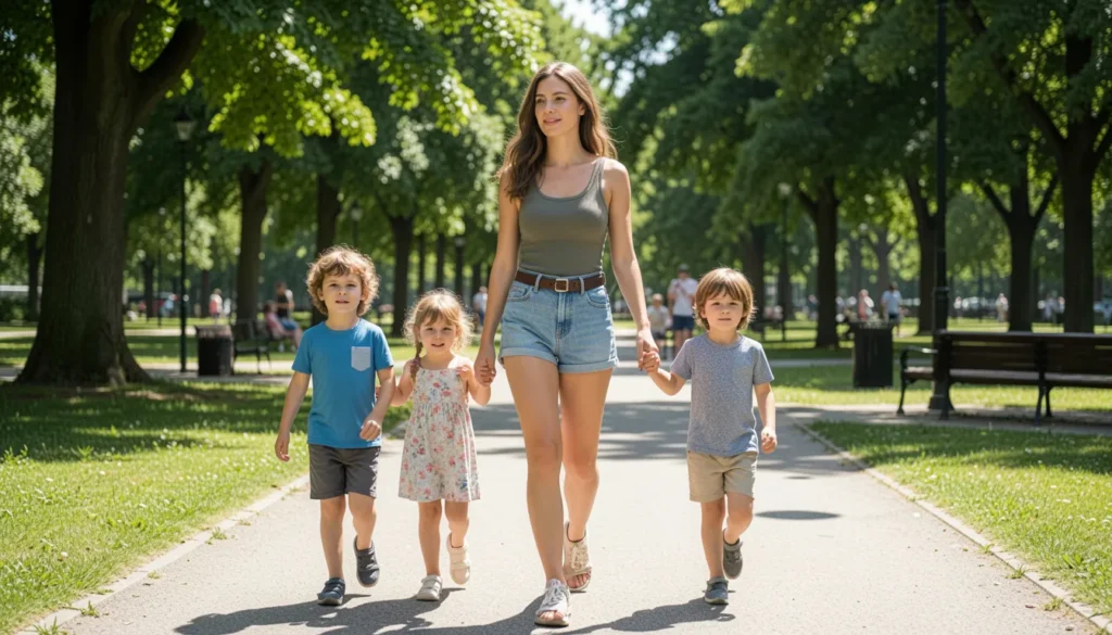 High-Waisted Denim Shorts