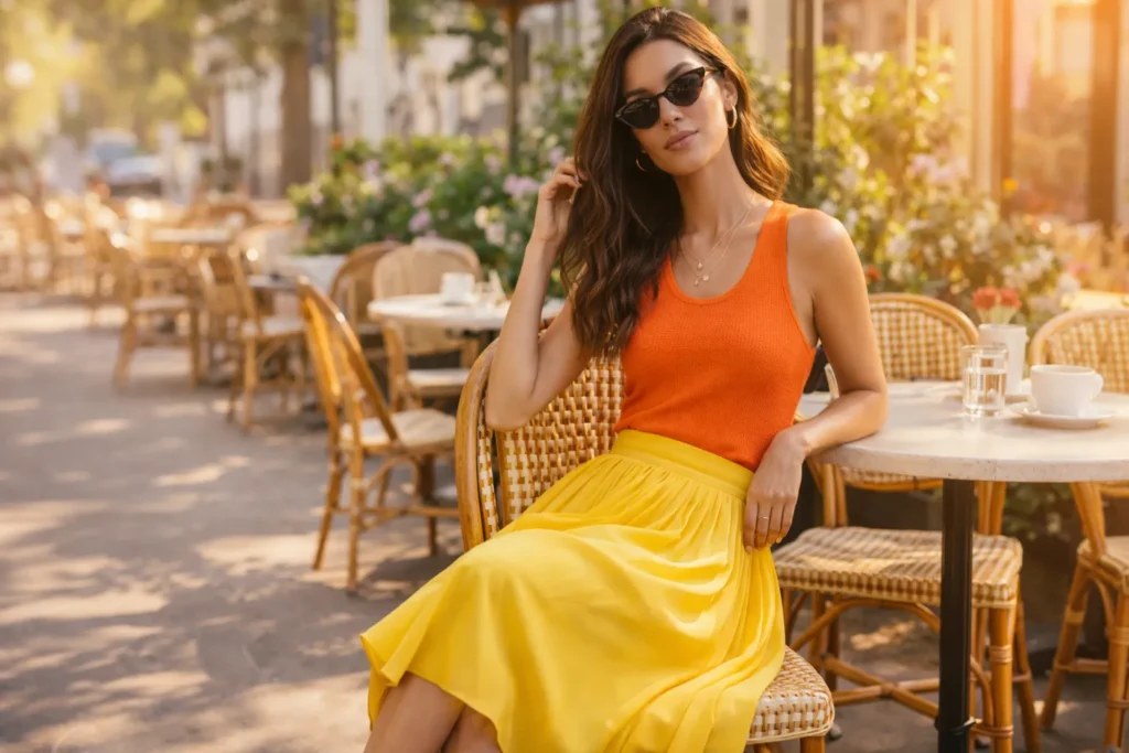 Sunny Yellows and Warm Oranges