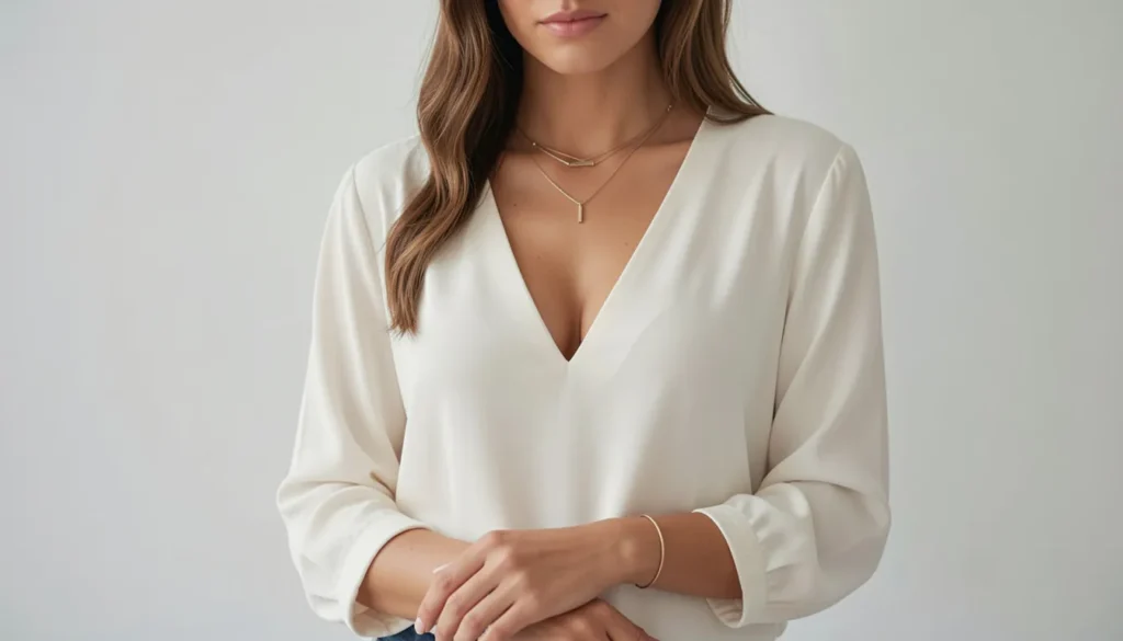 The V-Neck Blouse