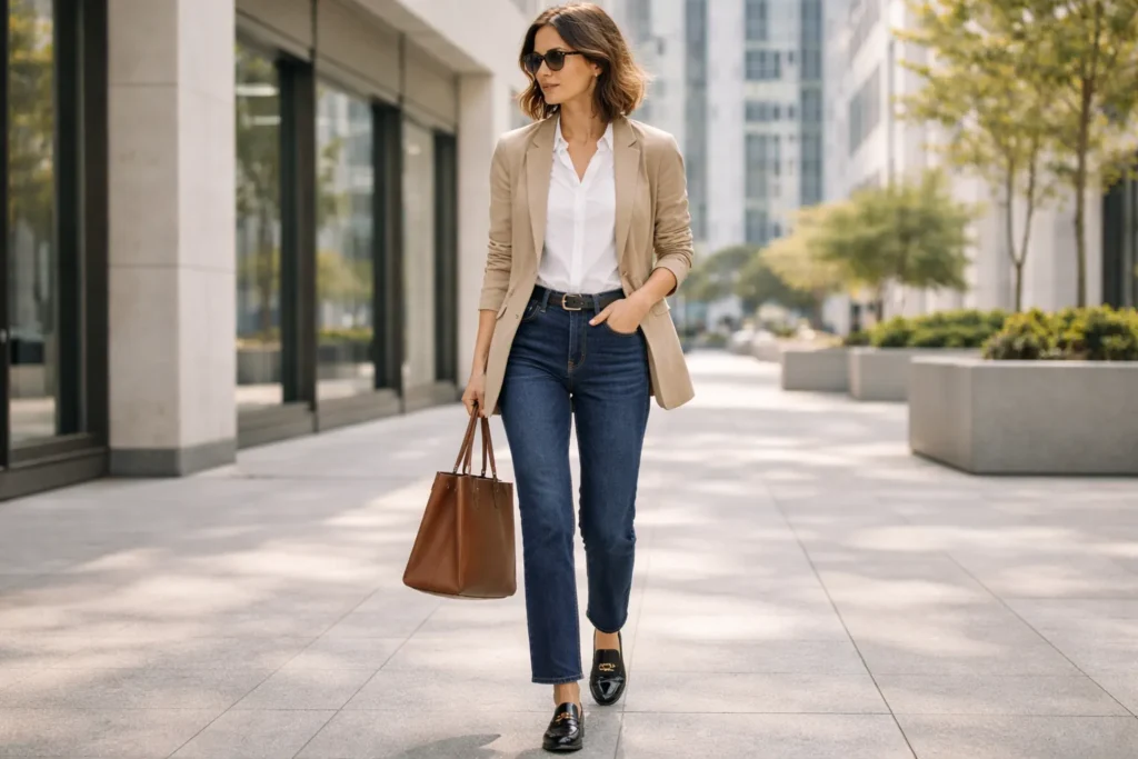 Office-Ready Denim (Business Casual)