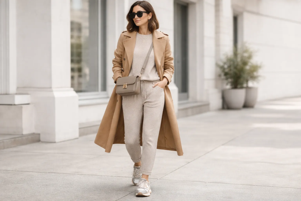 The Monochromatic Lounge Look