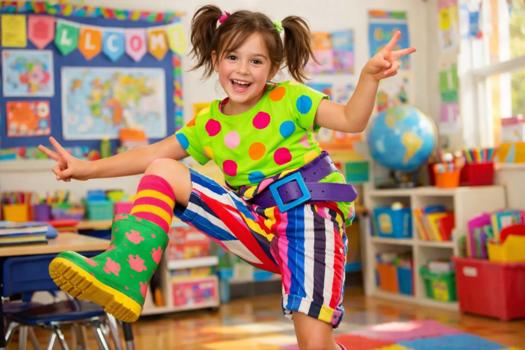 Wacky Outfit Ideas for School Girl 