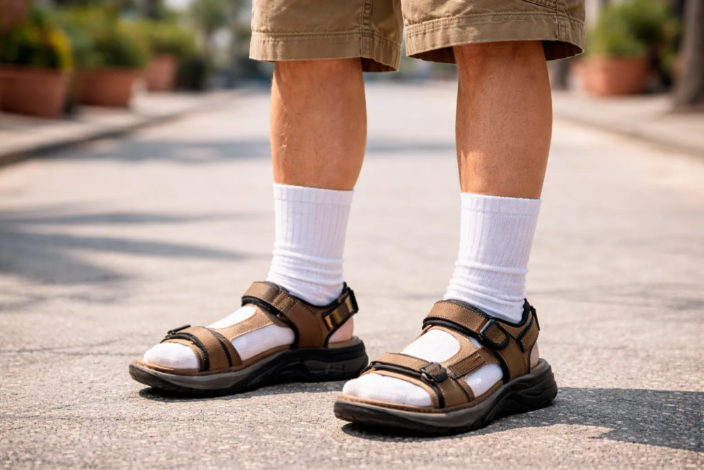 Socks with Sandals