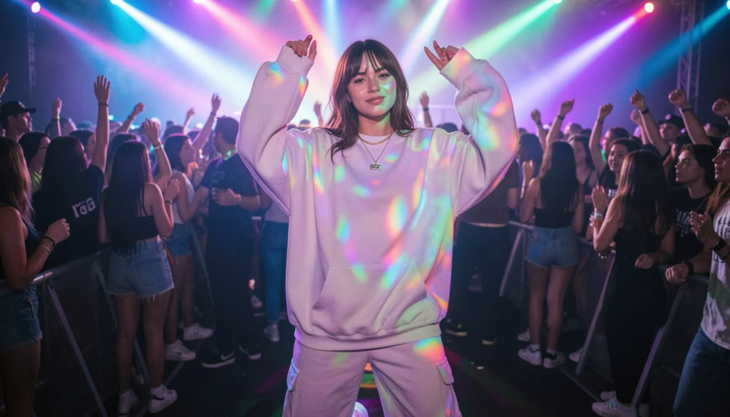 The Core of Billie’s Style: Comfort Meets Grunge